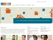 Tablet Screenshot of gpscbc.ca